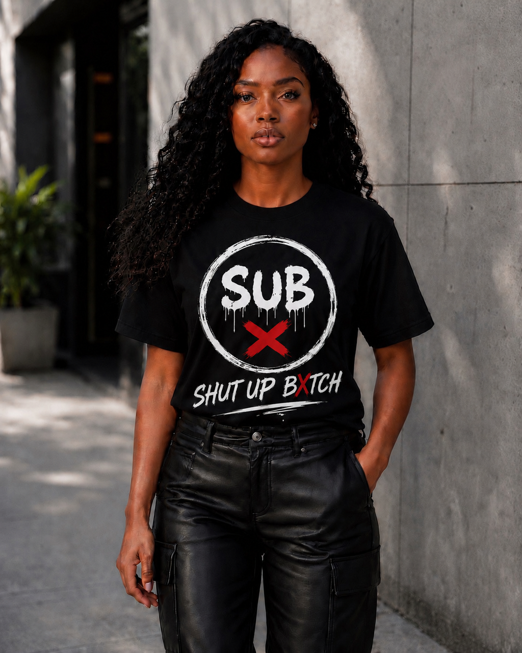 Model Details: 5’3, 138 lbs., size S shirt