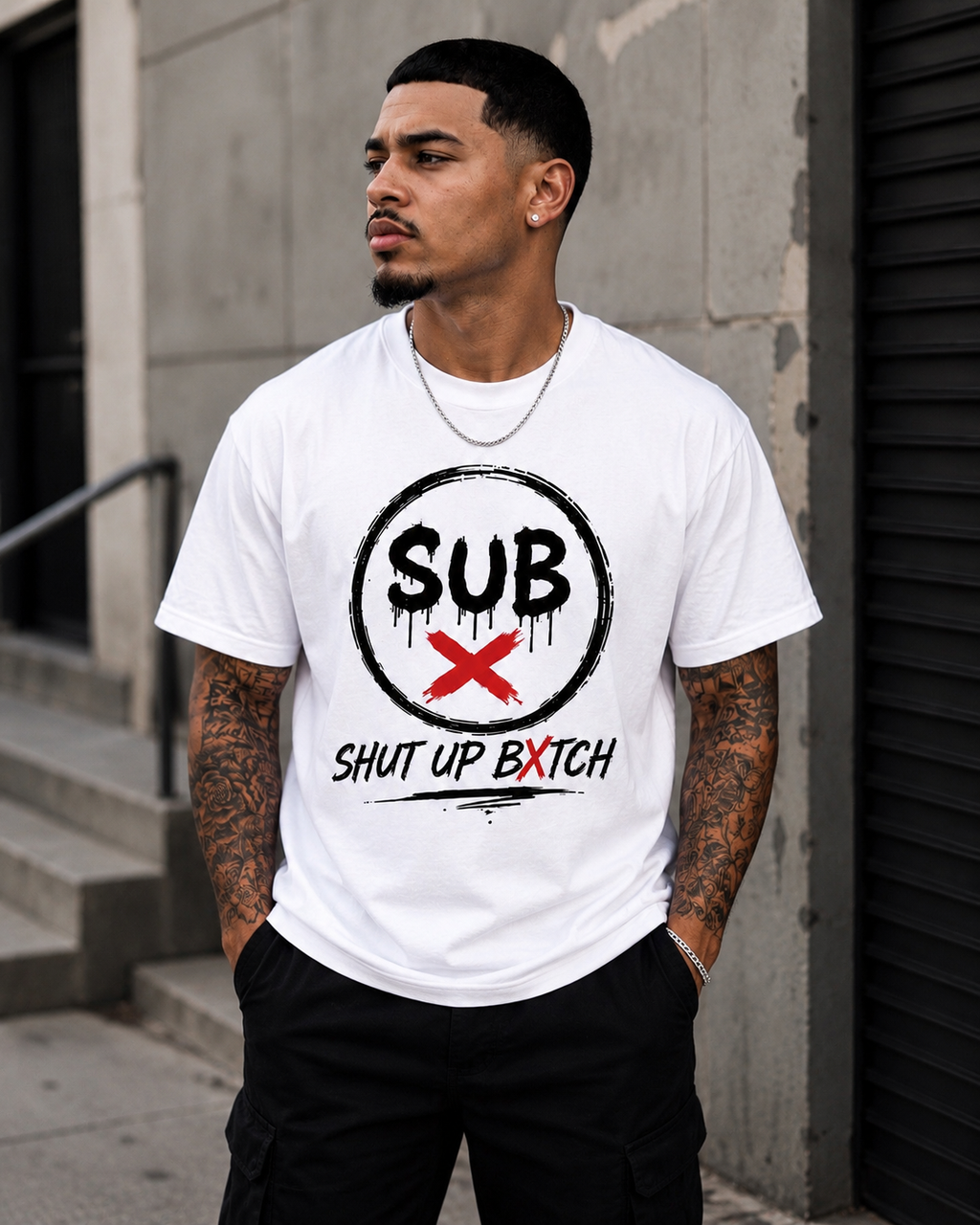 SUB Signature Tee - White