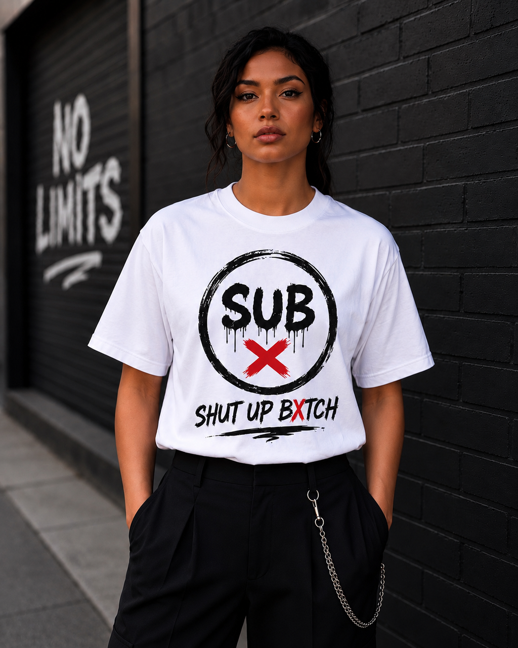 SUB Signature Tee - White